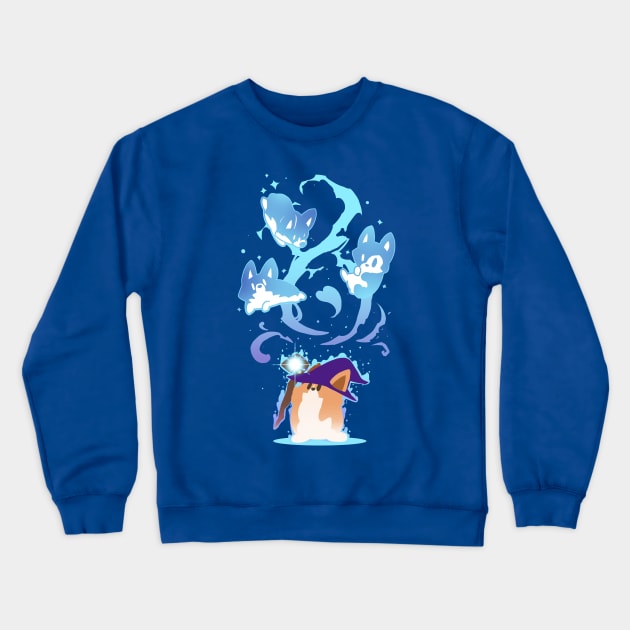 Summoning Friends Crewneck Sweatshirt by Binoftrash